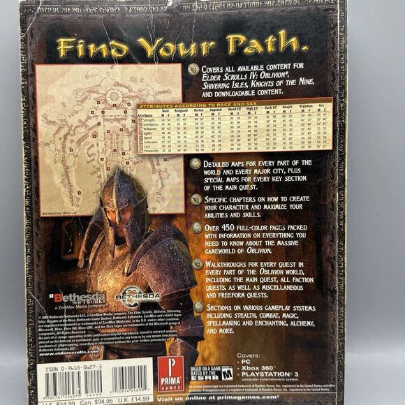 Elder Scrolls IV: Oblivion Game of the Year: Prima Official Game Guide - Picture 4 of 5